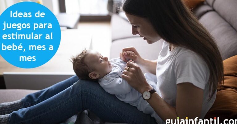 5 divertidos ejercicios de estimulación para tu bebé de 6 meses